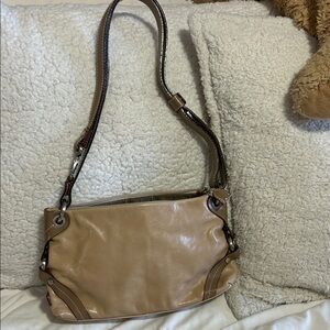 Tan Leather Shoulder Bag